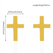Cargar imagen en el visor de la galería, -ARETES DE CRUZ
