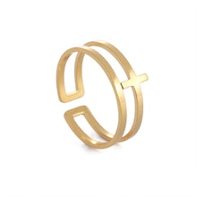 Cargar imagen en el visor de la galería, -ANILLO CON CRUZ
