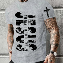 Cargar imagen en el visor de la galería, -CAMISETA JESÚS ES EL CAMINO,LA VERDAD Y LA VIDA
