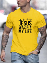Cargar imagen en el visor de la galería, -CAMISETA HOMBRE JESUS SAVED MY LIFE
