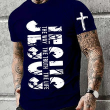 Cargar imagen en el visor de la galería, -CAMISETA JESÚS ES EL CAMINO,LA VERDAD Y LA VIDA

