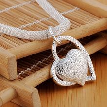 Cargar imagen en el visor de la galería, -COLLAR DE CORAZÓN PLATA 925
