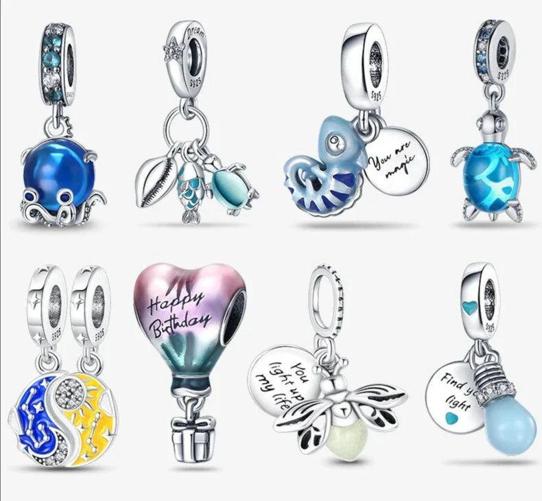 DIJES DE PLATA 925 PARA PULSERAS COMO PANDORA