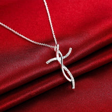 Load image into Gallery viewer, -CRUZ DE PLATA 925 ENTRELAZADA
