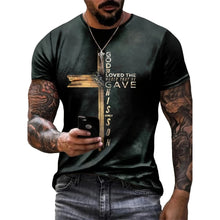 Cargar imagen en el visor de la galería, -CAMISETA HOMBRE DE CRUZ,AMERICA Y PARA PAPA
