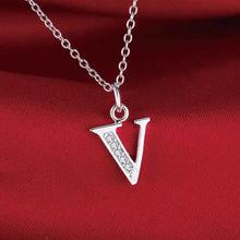 Cargar imagen en el visor de la galería, -COLGANTE DE LETRA PLATA 925
