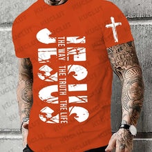 Cargar imagen en el visor de la galería, -CAMISETA JESÚS ES EL CAMINO,LA VERDAD Y LA VIDA
