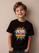 Cargar imagen en el visor de la galería, -CAMISETA UNISEX JESÚS ES MI SUPER HEROE
