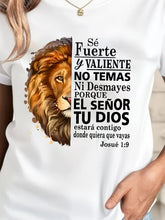 Load image into Gallery viewer, -CAMISETA MUJER SÉ FUERTE Y VALIENTE
