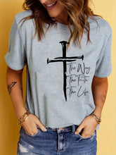 Cargar imagen en el visor de la galería, -CAMISETA MUJER LOVE,LIKE JESÚS Y VARIAS
