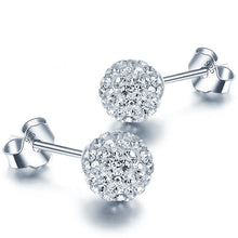 Load image into Gallery viewer, -ARETES PLATA 925 BOLA
