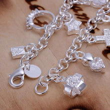 Load image into Gallery viewer, -BRAZALETE PLATA 925 CON DIJES
