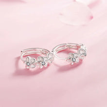 Load image into Gallery viewer, -ARETES PLATA 925 FLORES
