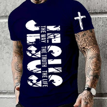 Cargar imagen en el visor de la galería, -CAMISETA JESÚS ES EL CAMINO,LA VERDAD Y LA VIDA
