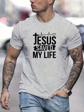 Cargar imagen en el visor de la galería, -CAMISETA HOMBRE JESUS SAVED MY LIFE
