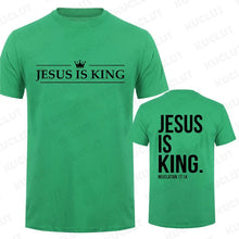 Cargar imagen en el visor de la galería, -CAMISETA HOMBRE JESÚS ES REY
