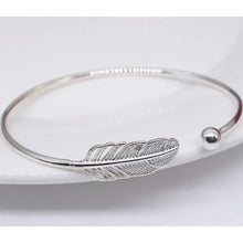 Load image into Gallery viewer, -BRAZALETE PLATA 925 PLUMA

