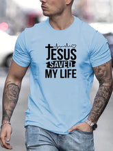 Cargar imagen en el visor de la galería, -CAMISETA HOMBRE JESUS SAVED MY LIFE
