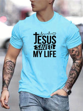 Cargar imagen en el visor de la galería, -CAMISETA HOMBRE JESUS SAVED MY LIFE

